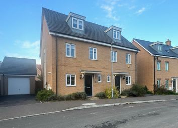 Thumbnail 3 bed town house for sale in Hutchinson Rise, Potton, Sandy