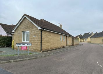 Thumbnail 3 bed bungalow for sale in Suncrest Rise, Stowmarket