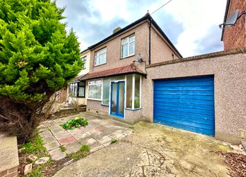 Thumbnail 3 bed semi-detached house for sale in Woodstock Avenue, Romford
