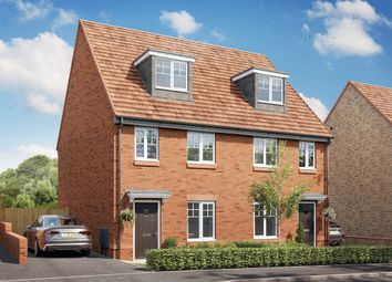 Thumbnail 3 bedroom semi-detached house for sale in "Braxton - Plot 3" at Cricket Ground, Tanyfron, Wrexham