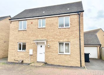 Thumbnail 3 bed detached house for sale in Flora Close, Peterborough