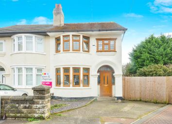 Thumbnail Semi-detached house for sale in Woodcroft Lane, Bebington, Wirral