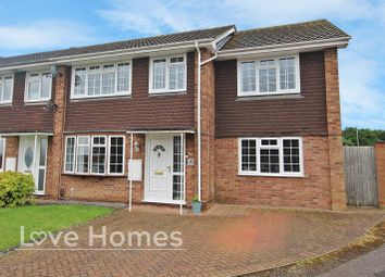 Thumbnail End terrace house for sale in Rosebay Close, Flitwick, Bedford