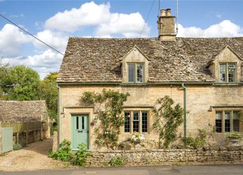 Thumbnail 2 bed semi-detached house for sale in Taynton, Burford, Oxfordshire