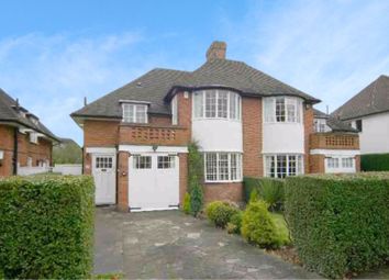 Thumbnail 3 bed semi-detached house to rent in Hill Rise, Hampstead Garden Suburb