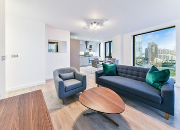 Thumbnail 1 bed flat for sale in Roosevelt Tower, 18 Williamsburg Plaza, London
