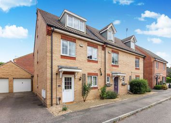 Thumbnail 3 bed town house for sale in Jubilee Gardens, Rushden, Northamptonshire
