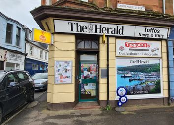 Thumbnail Retail premises for sale in 1 Montague Street, Rothesay, Isle Of Bute