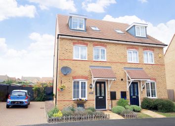 Thumbnail 3 bed semi-detached house for sale in Elder Drive, Brixworth, Northampton