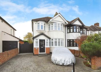 Thumbnail 3 bed semi-detached house for sale in Upper Brentwood Road, Gidea Park, Romford