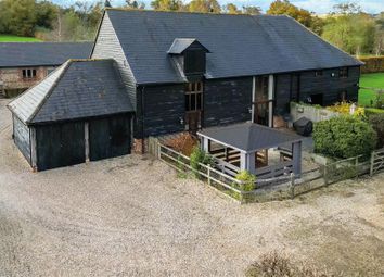 Thumbnail 4 bed barn conversion for sale in Church Lane, Waltham, Canterbury, Kent