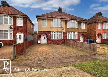 Thumbnail 3 bed semi-detached house for sale in Theberton Road, Ipswich, Suffolk