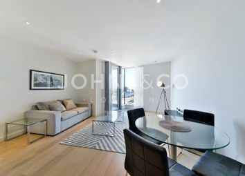 Thumbnail 1 bed flat to rent in Charrington Tower, New Providence Wharf, London