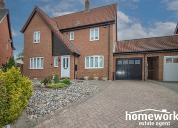 Thumbnail 4 bed detached house for sale in Wheatcroft Way, Dereham