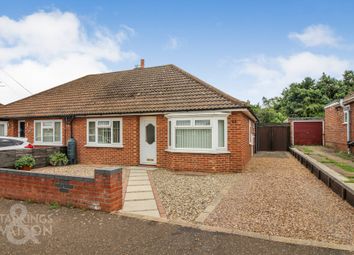 Thumbnail 3 bed semi-detached bungalow for sale in Lone Barn Road, Sprowston, Norwich