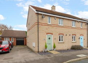 Thumbnail 3 bed semi-detached house for sale in Meadowsweet Way, Stotfold