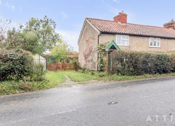 Thumbnail 2 bed end terrace house for sale in The Hill, Halesworth Road, Bramfield, Halesworth