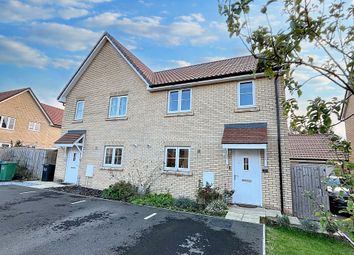 Thumbnail 3 bed semi-detached house for sale in Samworth Close, Balsham