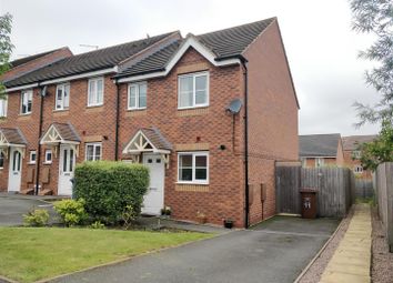 Thumbnail 3 bed end terrace house to rent in Levett Grange, Rugeley, Staffordshire
