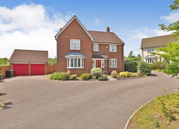 Thumbnail 4 bed detached house for sale in Lion Close, Norwich