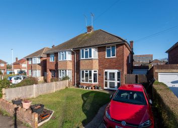 Thumbnail 3 bed semi-detached house for sale in Raleigh Crescent, Goring-By-Sea, Worthing