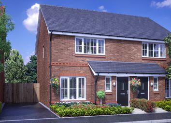 Thumbnail 3 bedroom semi-detached house for sale in "The Hollinwood" at Ash Bank Road, Werrington, Stoke-On-Trent
