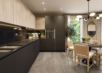 Contemporary Kitchen Finished In The Urban Palette With Upgraded Charcoal Worktop