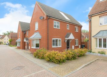 Thumbnail 3 bed end terrace house for sale in Simpson Way, Wymondham, Norfolk