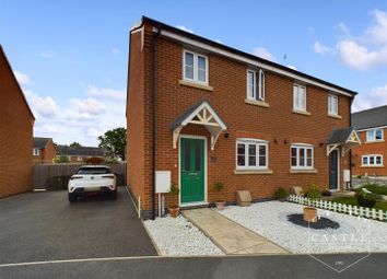 Thumbnail Semi-detached house for sale in Bowes Close, Stoney Stanton, Leicester