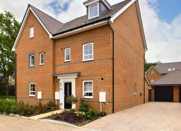 Thumbnail Semi-detached house for sale in Cartwright Drive, Chertsey, Surrey