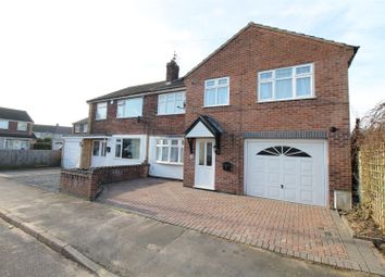 Thumbnail 4 bed semi-detached house for sale in Ivanhoe Close, Glenfield, Leicester