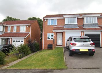 Thumbnail 3 bed semi-detached house for sale in Fulforth Close, Bearpark, Durham