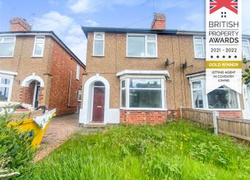 Thumbnail 2 bed semi-detached house to rent in Burnham Road, Whitley, Coventry, West Midlands