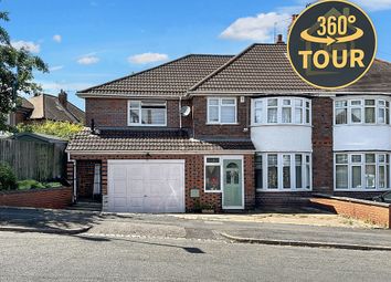 Thumbnail Semi-detached house for sale in Kingswood Avenue, Leicester