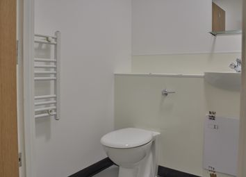 A Tidy And Functional Single Toilet With Modern fi...
