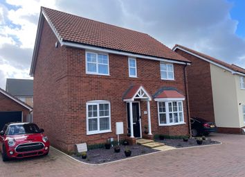 Thumbnail 4 bedroom detached house for sale in Foulser Close, Norwich