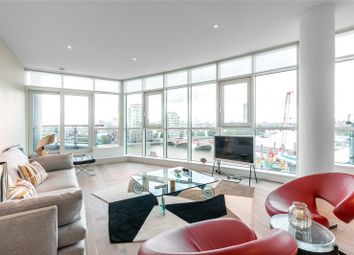 Thumbnail 3 bed flat to rent in Hamilton House, 6 St George Wharf, London