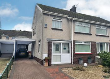 Thumbnail 3 bed semi-detached house for sale in Cae Folland, Penclawdd, Swansea