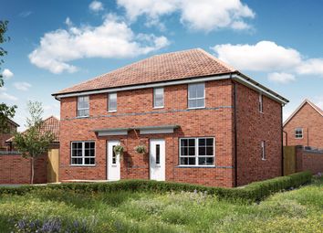 Thumbnail 3 bedroom semi-detached house for sale in "Ellerton" at Chestnut Road, Langold, Worksop