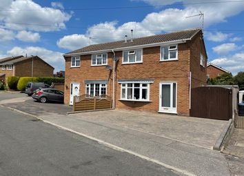 Thumbnail 3 bed semi-detached house for sale in Gorham Rise, Broughton Astley, Leicester