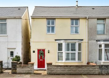 Thumbnail 3 bedroom semi-detached house for sale in Oakleigh Road, Loughor, Swansea