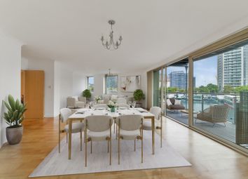 Thumbnail 2 bedroom flat for sale in Boardwalk Place, London