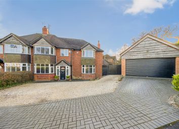 Thumbnail 5 bed semi-detached house for sale in Kingswood Close, Lapworth, Solihull