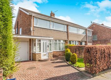 Thumbnail 3 bed semi-detached house for sale in Ashdale Crescent, Chapel House, Newcastle Upon Tyne