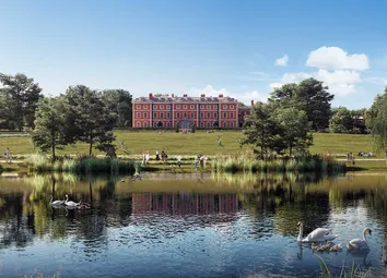 An Exterior CGI Of The Mansion House At Trent Park