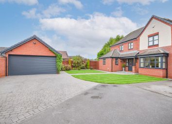 Thumbnail 4 bed detached house for sale in Badgers Croft, Red Street, Newcastle Under Lyme