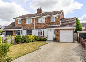 Thumbnail 3 bed semi-detached house for sale in Willow Rise, Thorpe Willoughby, Selby