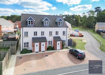 Thumbnail 3 bed town house for sale in Kingfisher Road, Sprowston, Norwich