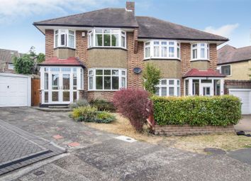 Thumbnail 3 bed semi-detached house for sale in Curvan Close, Ewell, Epsom