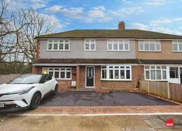 Thumbnail 4 bedroom semi-detached house for sale in Nevis Close, Romford